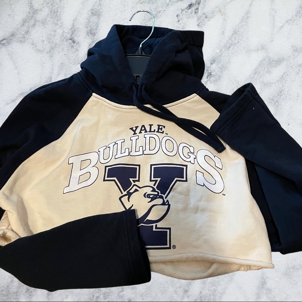 Yale Cropped hoodie